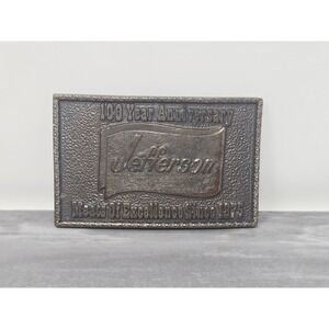 1975 James Lind Belt Buckle Wyoming Jefferson Studio Art Works Stoppenbach